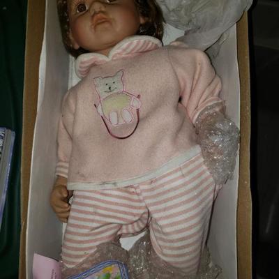 New IN BOX Cathay collection Porcelain Doll