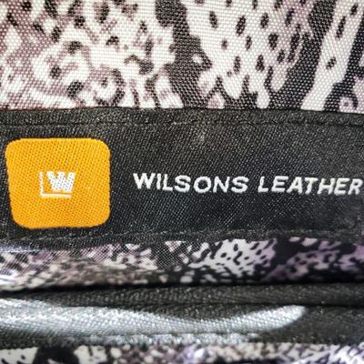 Wilson Leather rolling Briefcase 