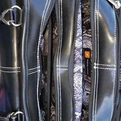 Wilson Leather rolling Briefcase 