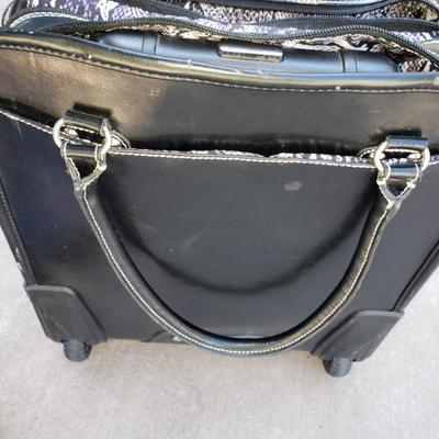 Wilson Leather rolling Briefcase 