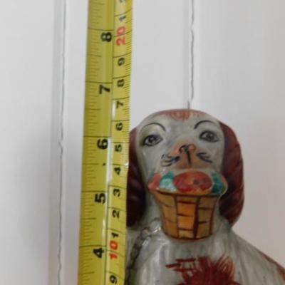 Asian Design Hand Painted Ceramic Dogs 7