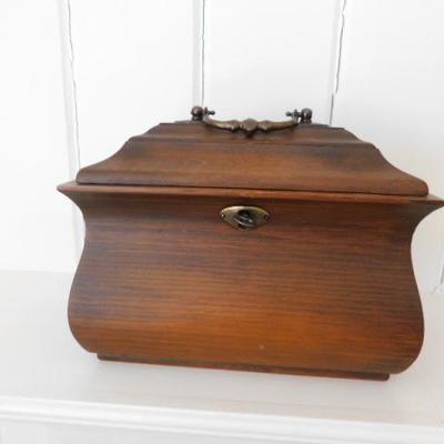 Solid Wood Decorative Box with Key 9