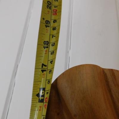 Solid Wood Hand Carved Tribal Totem 17"