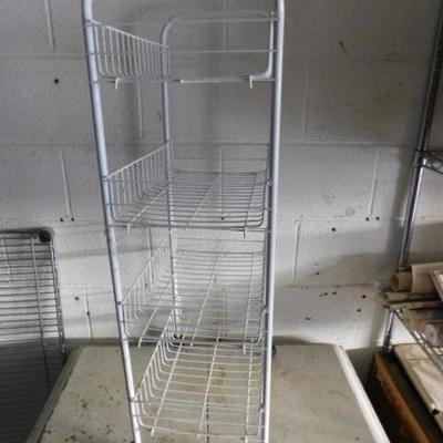 Metal Roller Storage Rack 15"x33"