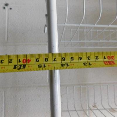 Metal Roller Storage Rack 15"x33"