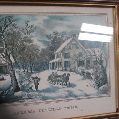 Lot 144 - Currier & Ives 4 Seasons Set - Pictures
