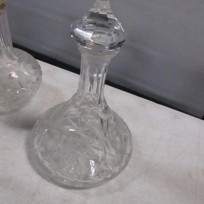 Lot 163 - Crystal Decanters & Glasses