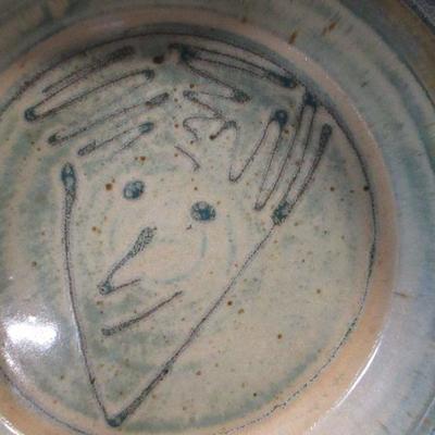Lot 186 - Signed Pie Face Plate