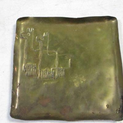 Lot 189 - Coasters & Metal Tray