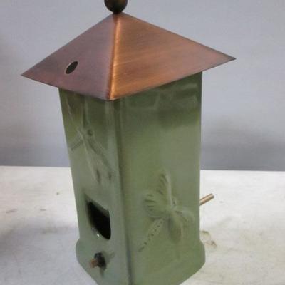 Lot 198 - Fitz & Floyd Tissue Holder - Bird Feeder