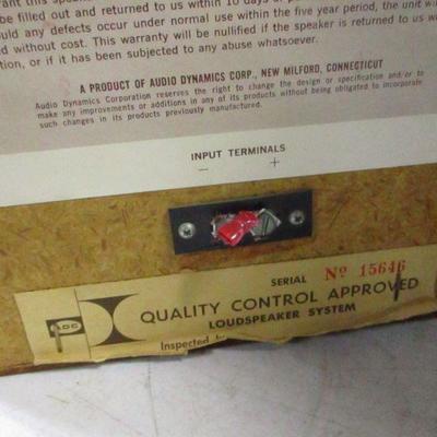 Lot 200 - ADC 404 Speakers