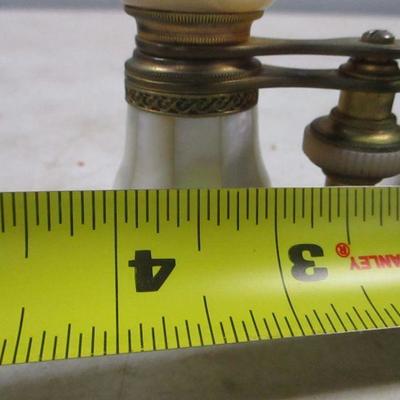 Lot 212 - Mother of Pearl and Brass Opera Glasses Made in Paris