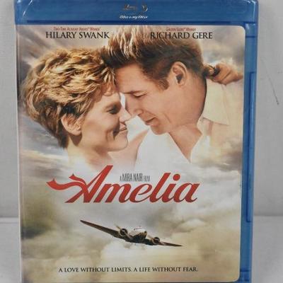 Amelia Movie on Blu-ray, with digital copy, Rated PG. Sealed - New