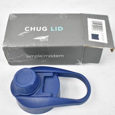 Simple Modern Shug Lid for Your Existing Water Bottle, Navy Blue - New