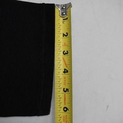 12x Compression Knee Braces, Black - New
