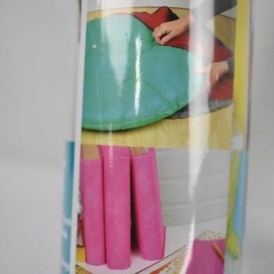 OLY-FUN Multipurpose Material, 1 Black & 1 White Roll, Each is 30" x 3 Yds - New