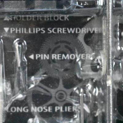 Stalwart 16 Pc Professional Watch Jewelry Repair Tool Kit - New, Open, Complete
