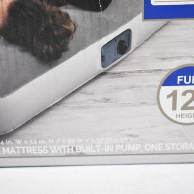 Full Size Air Mattress by Bestway. 12" w/ Pump - Appears New, Untested/As Is