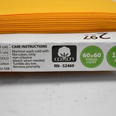 Waverly Inspirations 100% Cotton 44" Solid Marigold Fabric 1 Full Bolt - New