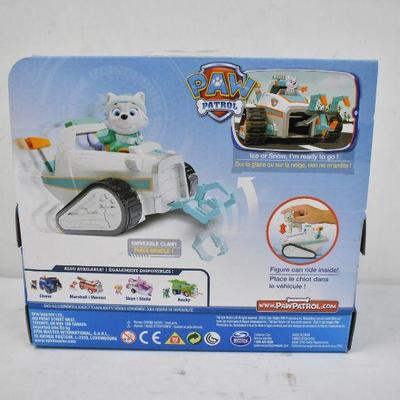Paw Patrol Everest's Rescue Snowmobile, Vehicle and Figure - New