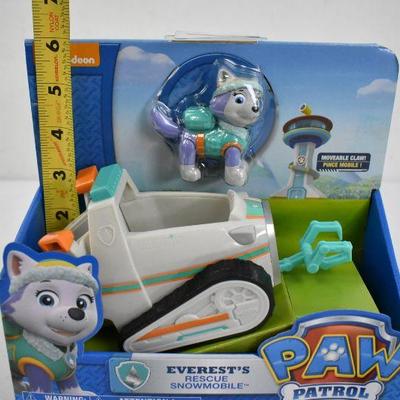 Paw Patrol Everest's Rescue Snowmobile, Vehicle and Figure - New