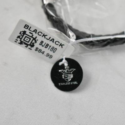 Blackjack Men's Jewelry Bracelet, Stainless Steel - New