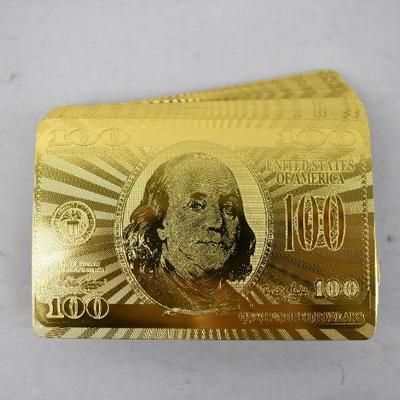 999.9 Gold Foil Playing Cards - New, Complete