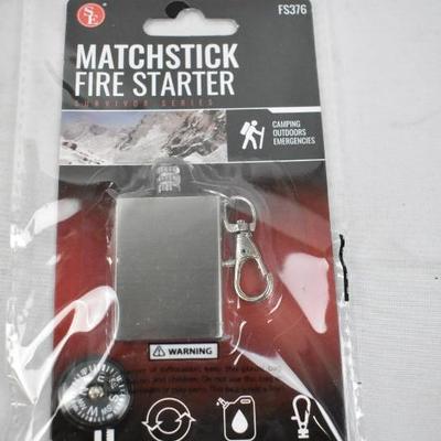 Matchstick Fire Starter for Camping/Outdoor/Emergencies - New
