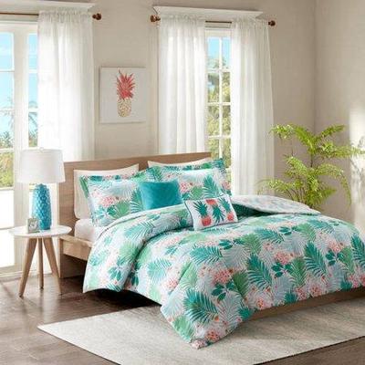 Intelligent Design Full/Queen 5pc Tropical Comforter Bedding Set - New