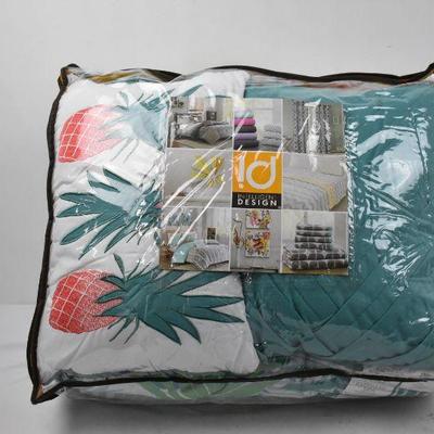 Intelligent Design Full/Queen 5pc Tropical Comforter Bedding Set - New