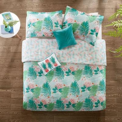 Intelligent Design Full/Queen 5pc Tropical Comforter Bedding Set - New