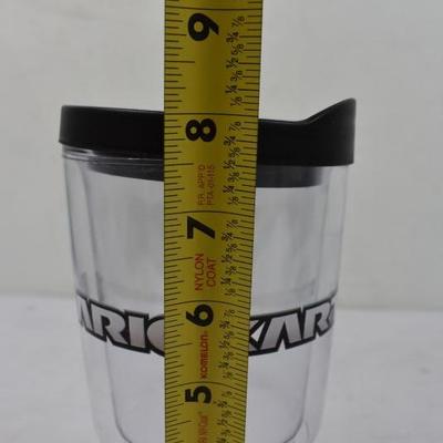 2 Mario Kart Double Walled Cups with Lids - New