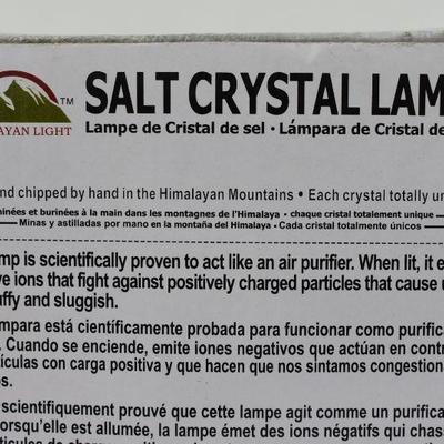 Salt Crystal Lamp by Himalayan Light - New