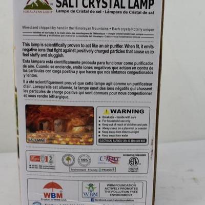 Salt Crystal Lamp by Himalayan Light - New