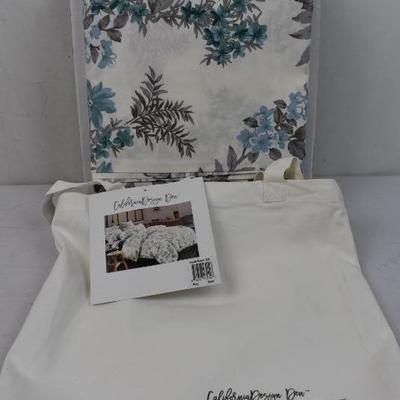 California Design Den Alpine Duvet Cover Set Cream, King 3 Piece - New