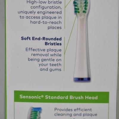 Waterpik Replacement Standard Brush Heads SRRB-3W, 3 count - New
