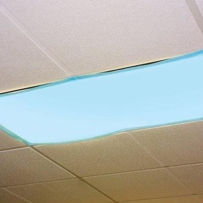 4x Educational Insights Fluorescent Ceiling Light Cover-Tranquil Blue - New