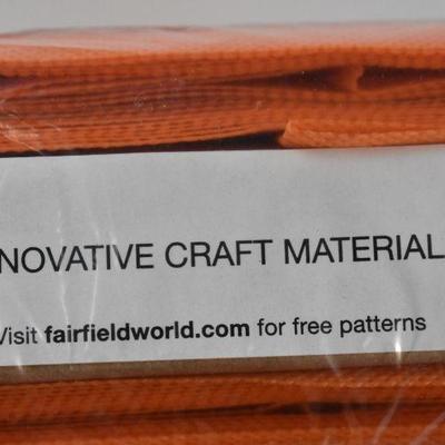 Orange Multi-Purpose Craft Material Oly-Fun 10 Yard Bolt - New