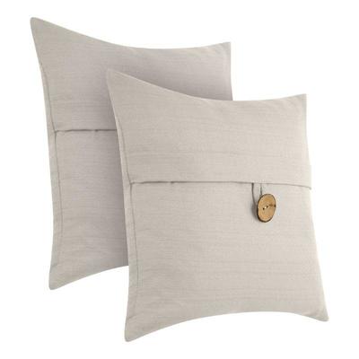BH&G Banded Button Decorative Pillows