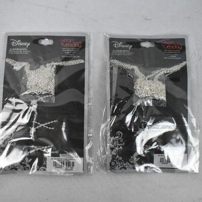 2x Little Mermaid "Part Of Your World" Necklaces - New