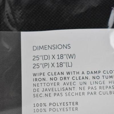 Storit Canvas Bedside Storage Caddy Black - New