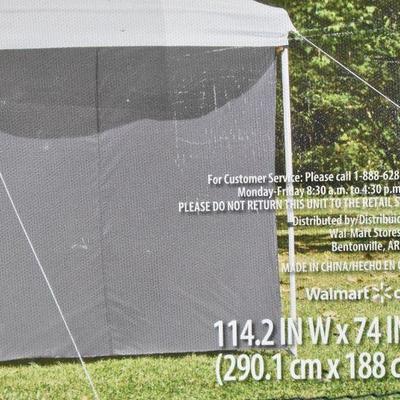 Ozark Trail Sun Wall ONLY for 10' x 10' Straight Leg Canopy / Gazebo - New
