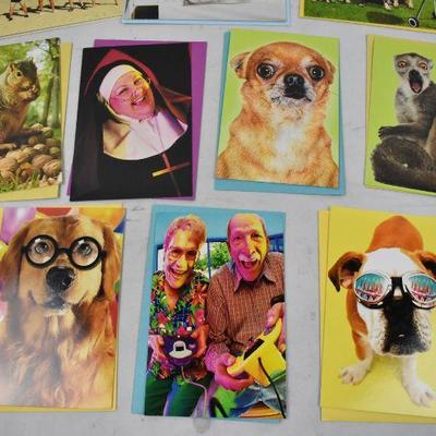 18 Different Greeting Cards with Envelopes - New
