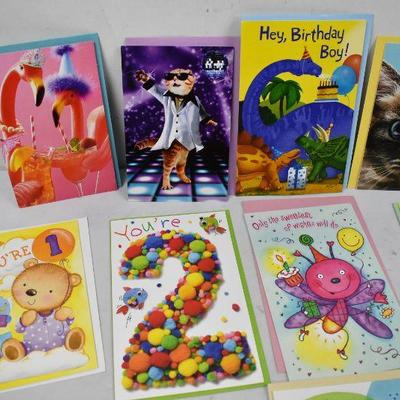 17 Different Greeting Cards with Envelopes - New