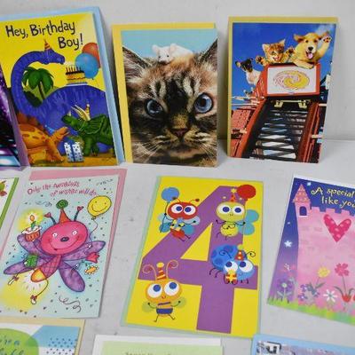 17 Different Greeting Cards with Envelopes - New