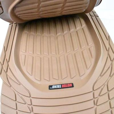 Car/SUV Floor Mats Brown: FlexTough Contour Liners, Heavy Duty Deep Rubber - New