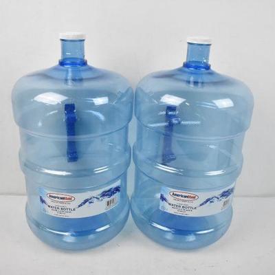 2x Five Gallon Water Bottles - New