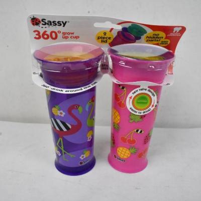 Pair of Sassy Cups, Easy Clean - New