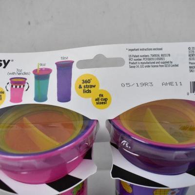 Pair of Sassy Cups, Easy Clean - New