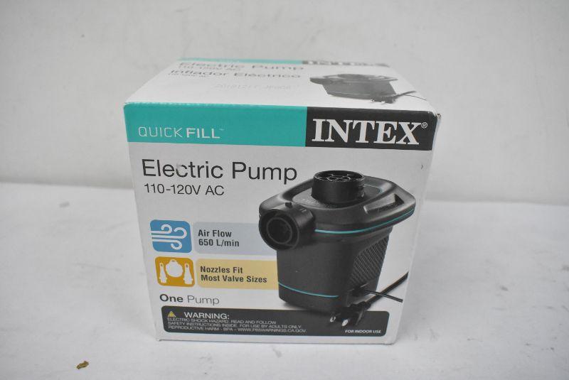 Quick Fill Intex Electric Pump 110120V New